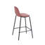 Tabouret de bar en velours Lazio avec pieds en fer-1985942202-1882502422