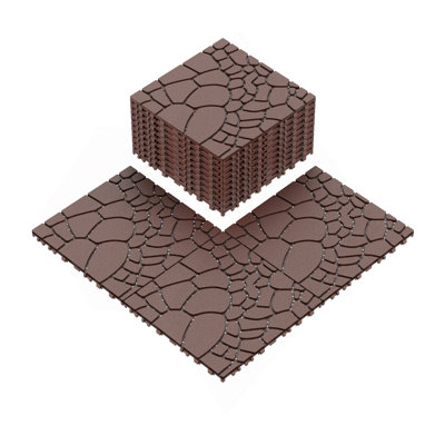 Stone Texture 12" Deck Tiles