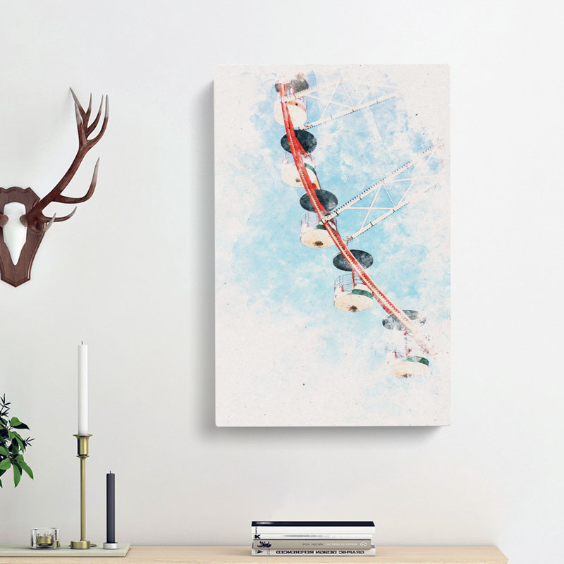 Ferris Wheel - Wrapped Canvas, 60cm H x 40cm W x 3cm D