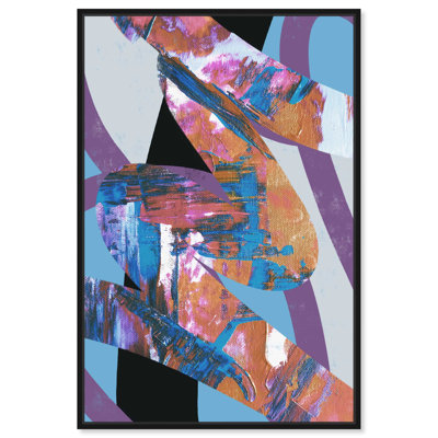Art mural rétro abstrait rétro moderne Glitch