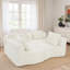 Modular Sectional Sofa With Rounded Silhouette And Pillows-130197325