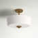 Ceron Glass Semi Flush Mount