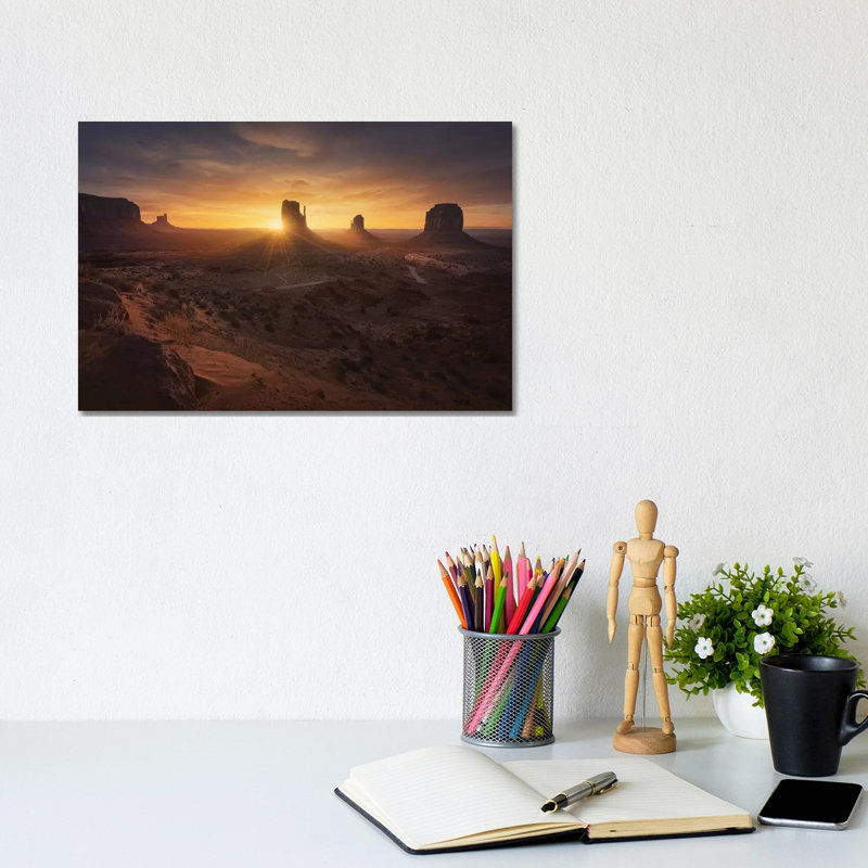 Monument Sunrise by Juan Pablo De Miguel - Wrapped Canvas Print, 20.32cm H x 30.48cm W x 1.91cm D