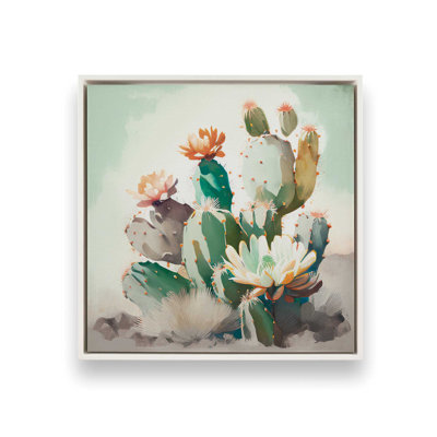 «Blossoms of the Southwest», reproduction sur toile dans un cadre