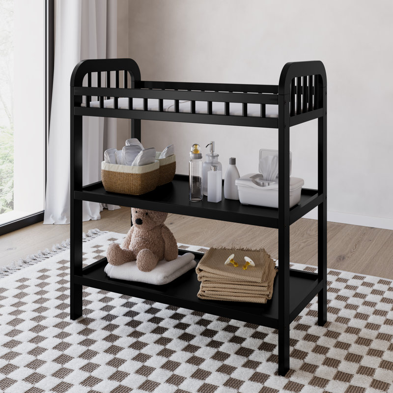 Pasadena Changing Table With Pad, Black