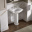 lavabo de salle de bain avec trop-plein 24" en céramique Devonshire®-1355454890