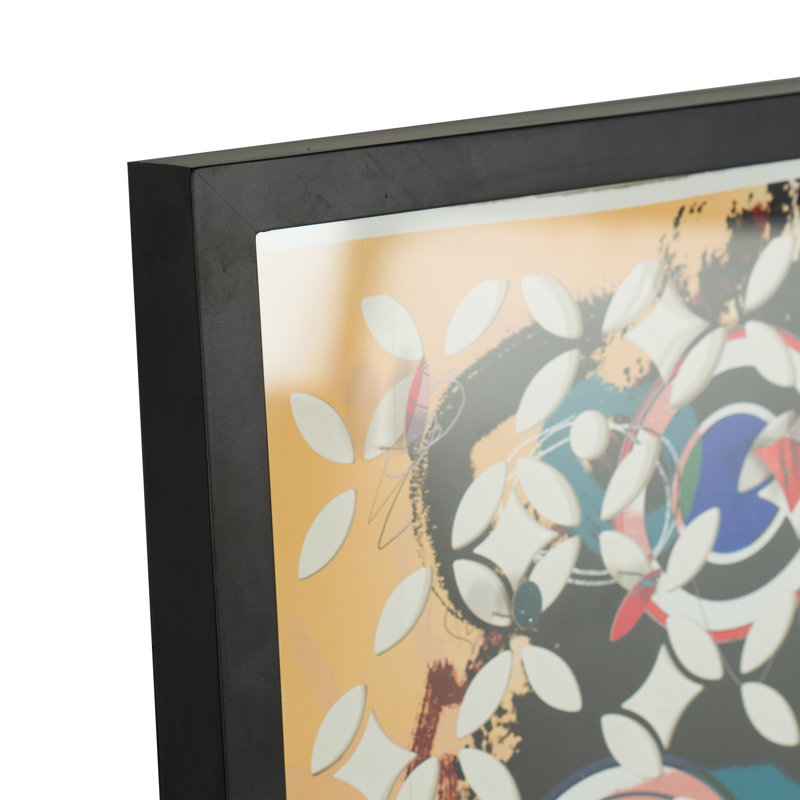 «Laser Cut», reproduction de photo abstraite encadrée