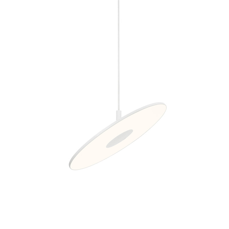 Circa 5 Pendant Chandelier, 40" H x 35.5" W x 35.5" D, White