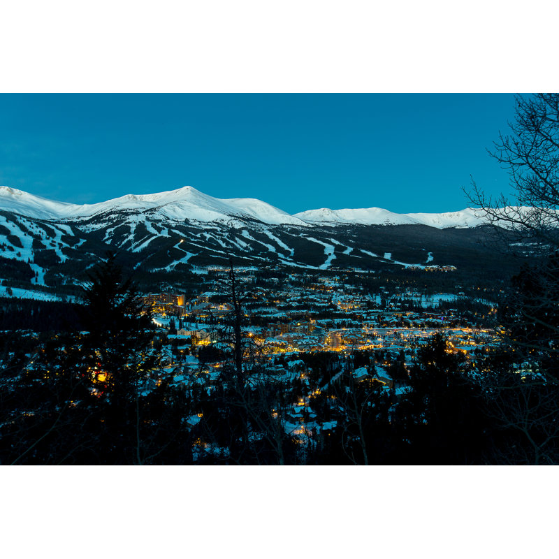 The Town Of Breckenridge by Jens_Lambert_Photography - Wrapped Canvas Print, 30cm H x 46cm W