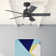 44" Erling 5 - Blade Ceiling Fan with LED Light Kit and Pull Chain