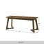 4 Piece Solid Back Side Chair Set with Bench-88281223-88281224