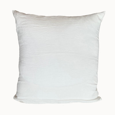 Stonewashed Linen Euro Pillow Sham
