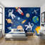 Astronaute, papier peint, planètes, décoration murale-794531261-794531262