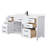 Beckett 66" Freestanding Single Bathroom Vanity with Cultured Marble Top-52605378-52605379-61131907
