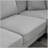 Upholstered U-Shaped Sectional Right Hand Facing-360236581