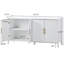 Buffet Condola, table de buffet, armoire de salle à manger, crédence de bureau avec excellente performance de rangement-1554128611