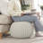 100% Cotton Hand Knitted Pouf Ottoman-1581015818
