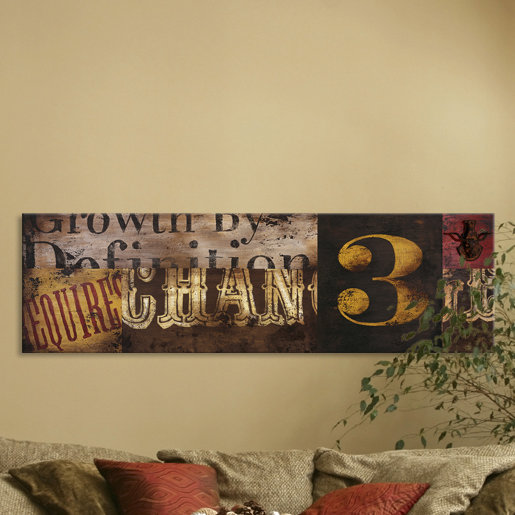 Définition - reproduction de publicité sur toile tendue, H 12 po x l 36 po x P 1,5 po