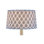 Pembrook - Tapered Lamp Shade - Large - Blue, Ivory