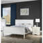 Lit-bateau de style chambre principale de style primaire