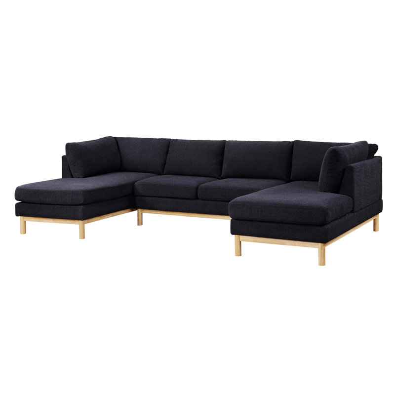 U-Shape Sectional Sofa With Double Chaise