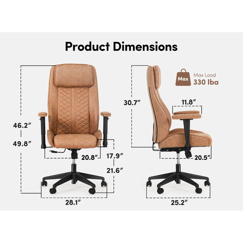 Brussels Office Chair, Brown