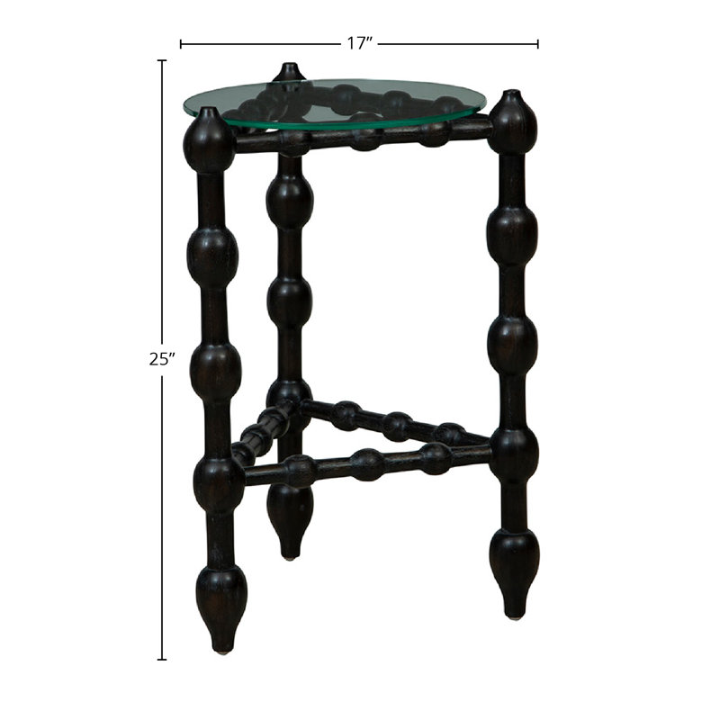 Marcos End Table, Black