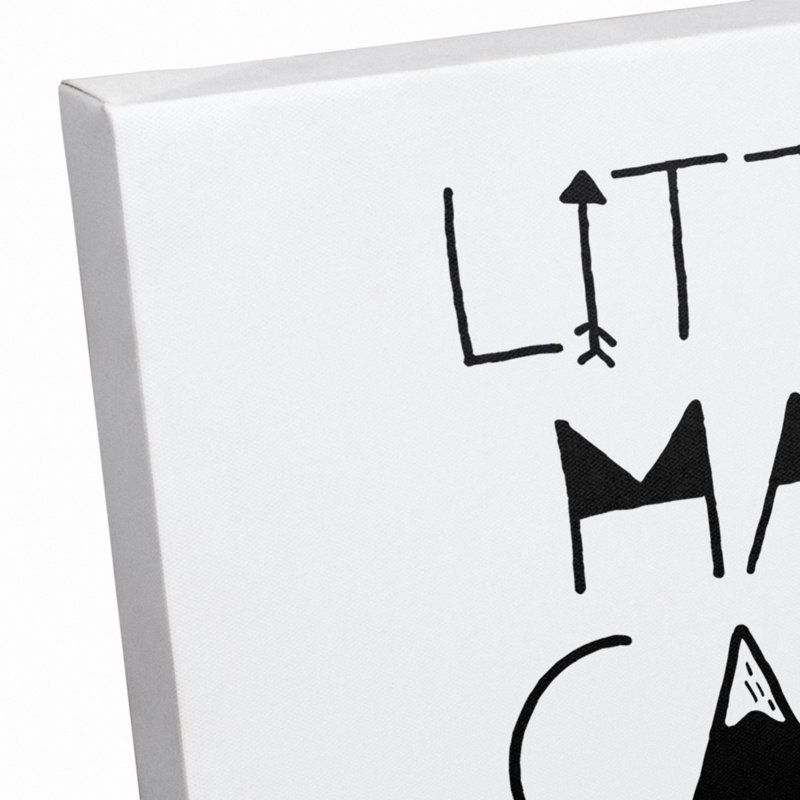 « little man cave », art encadré Spoffo, Toile tendue, H 14 po x l 11 po x P 1,25 po