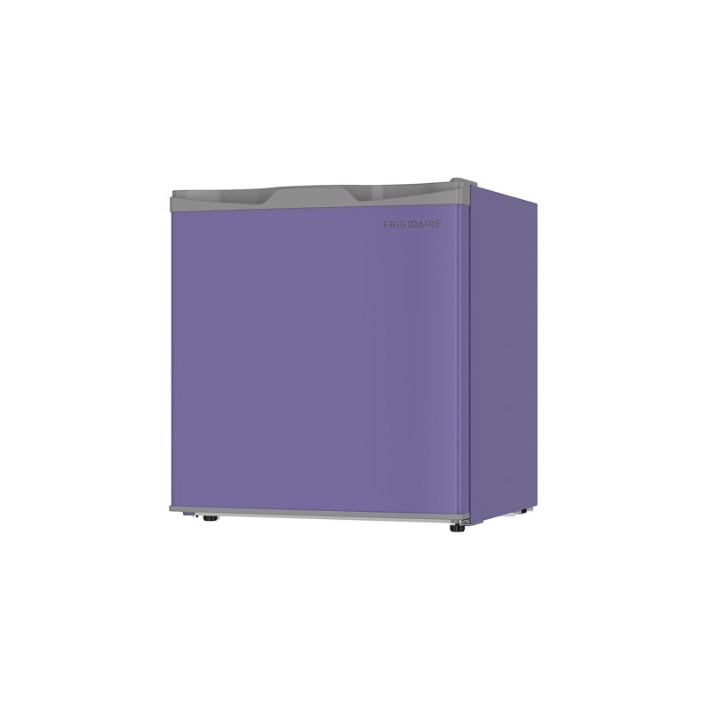 FRIGIDAIRE 1.6 Cu. Ft. Compact Fridge with Chiller, Countertop Fridge (Black), Purple