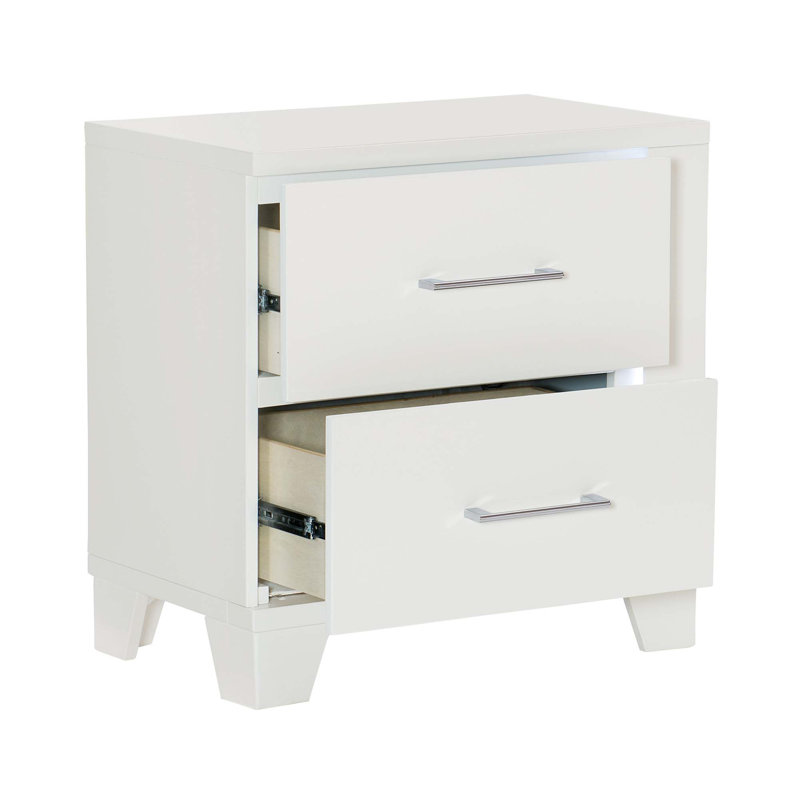 Table de chevet moderne ultrabrillante 1pc