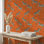 Zebra Wallpaper Orange Animal Print Decorative Mural
