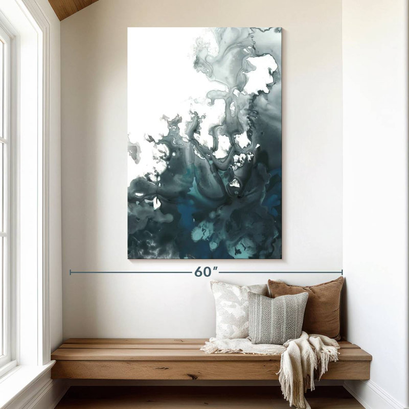 Avery Indigo Tempest I, 51" H x 34" W