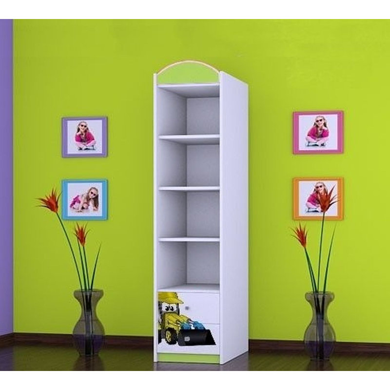 Kiro 1 Door Wardrobe, Green