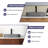 CASAINC Maple 13.77'' Concrete Oval Bathroom Sink-86669189