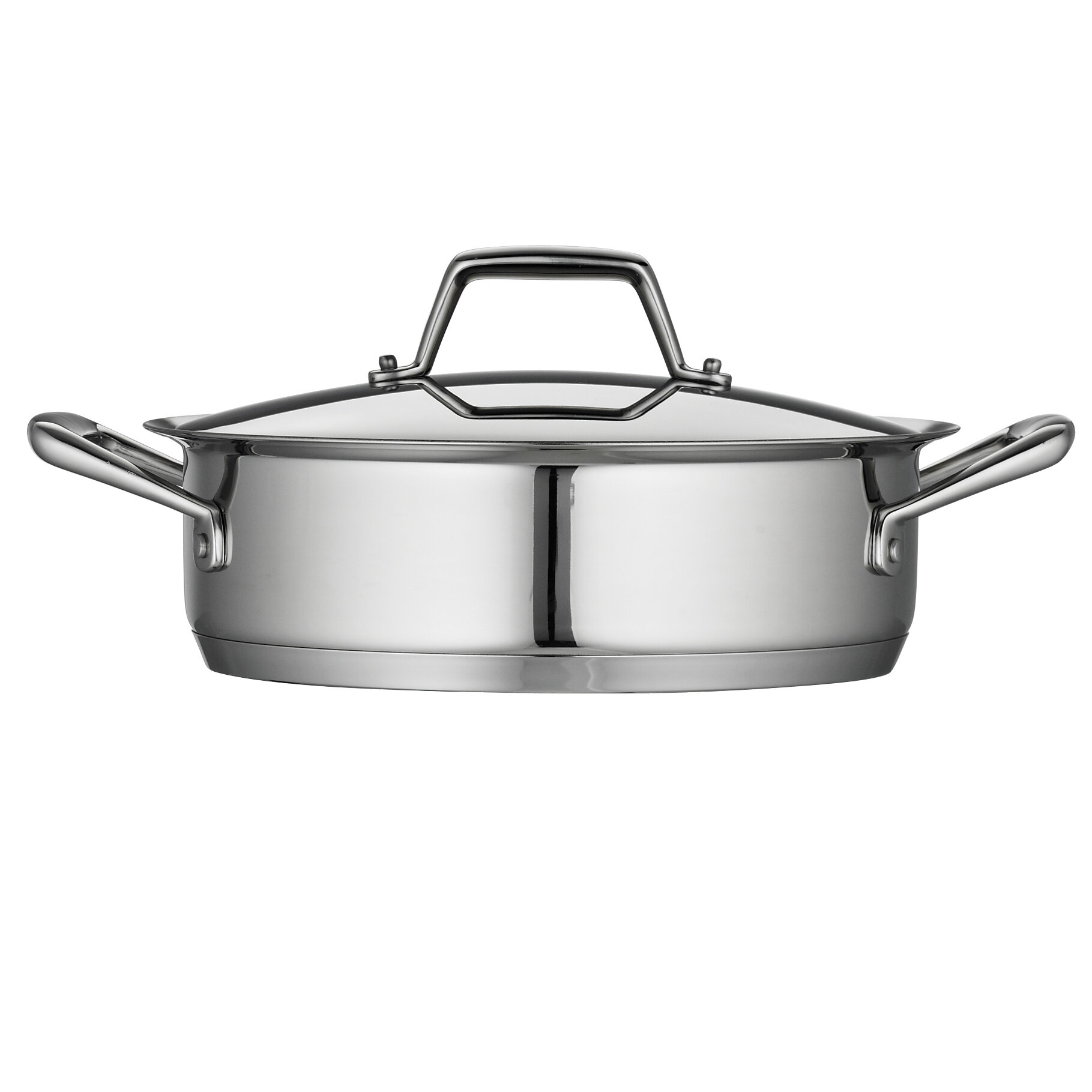 Tramontina 12-Piece Gourmet Tri-Ply Base Kitchen Cookware Set Stainless  Steel