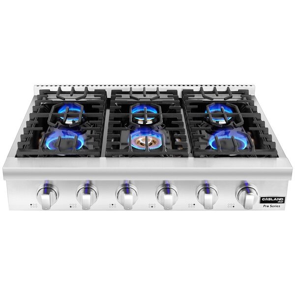 Contoure 21 3-Burner Drop-In GAS Range, Black with Stainless Steel Accents | Camping World