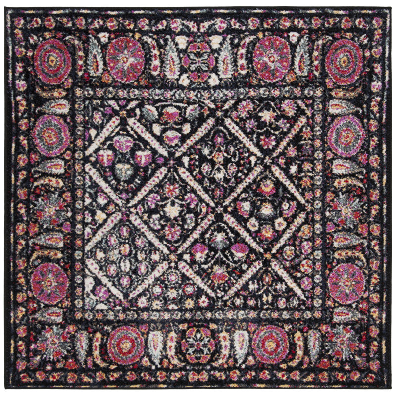 Tapis performance oriental Alisa, Carré 6 pi