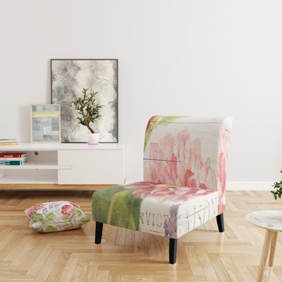Fauteuil de chambre rembourré Maison Des Fleurs II