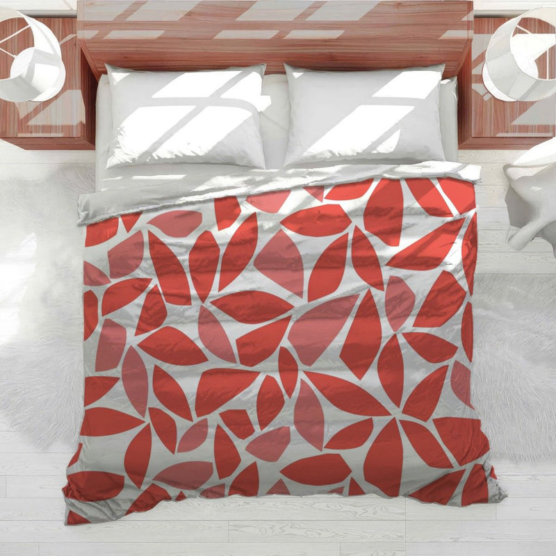 Leaf Motifs Cool Cotton Blend Comforter, King Comforter