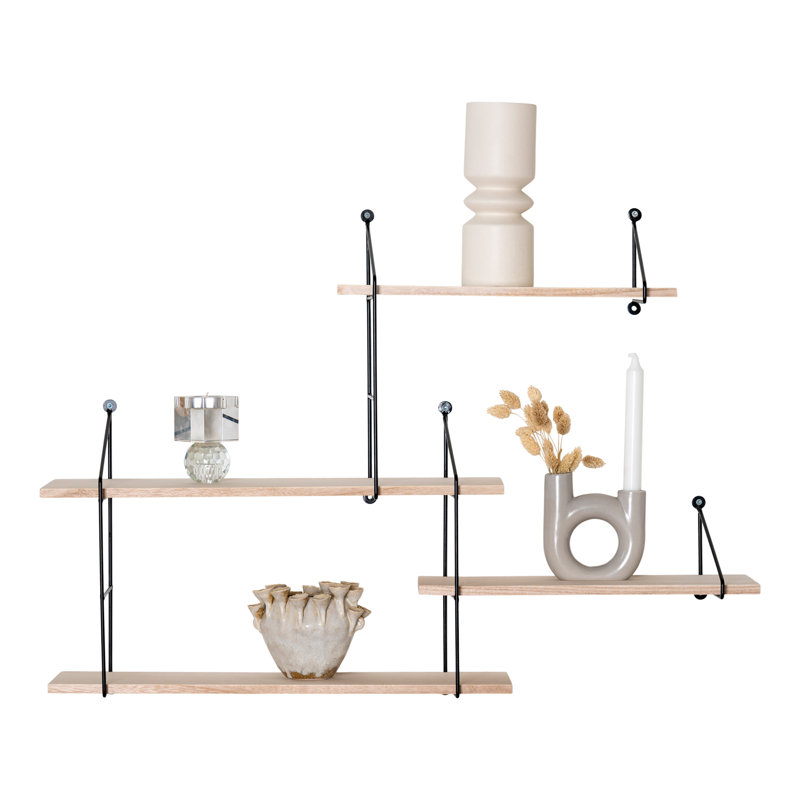 Domnick 4 Piece Bracket Shelf