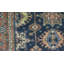 Hand-Knotted High-Quality Blue and Red Runner