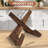 Wooden Cookbook Display Stand Holder - Adjustable, Foldable