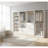 Prosper White Freestanding Walk In Wood Closet System