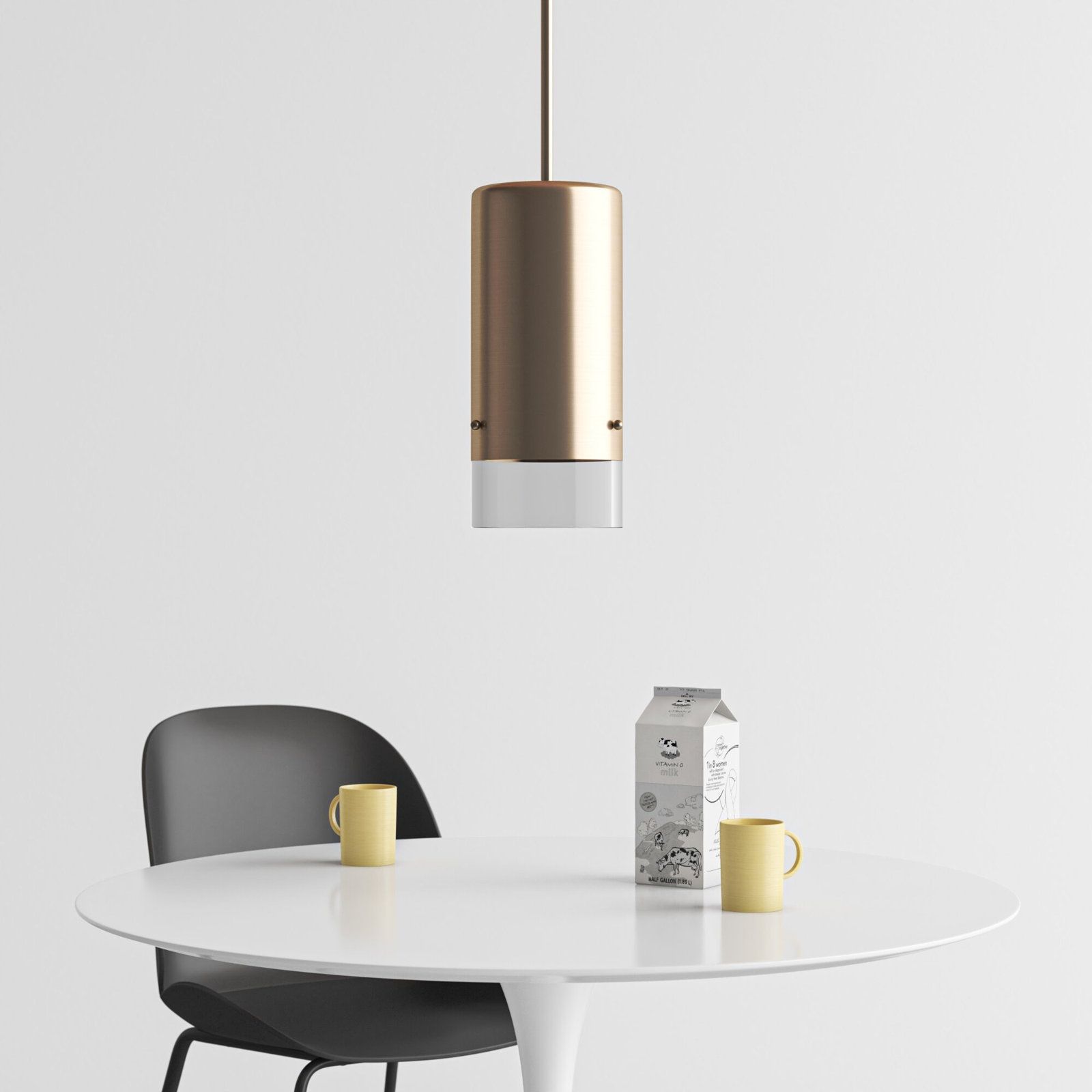 Saeger Dimmable Single Pendant, Gold