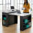 Foldable Dining Table With Hidden Casters&Multi-Port Power Socket - Versatile Kitchen Island Solution