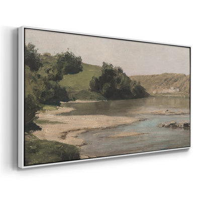 Série paysage - MCxxviii - Toile tendue avec châssis encadré - Prêt à être accroché