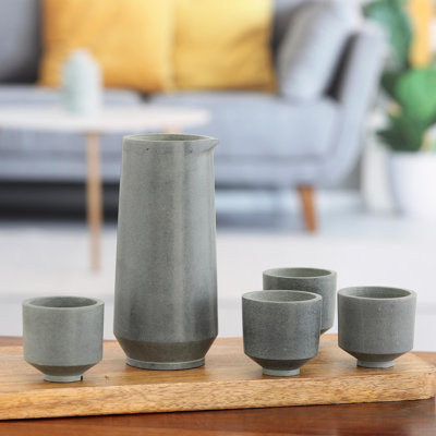 Carafe à décanter et tasses en saké Latitude Run®