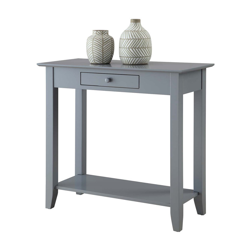 Carbin 31.5'' Console Table, White, 30" H x 31.5" W x 14" D