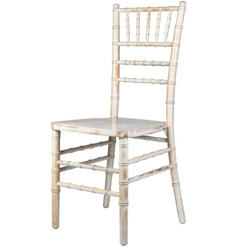 ToughWood Chiavari Chair by Chivari, White Distressed, 20
