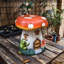 Tabouret de jardin 13,4 po Mushroom House